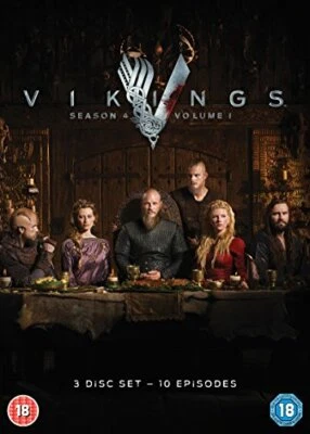 Vikings - Season 4 Part 1 DVD TV Shows (2016) Travis Fimmel Quality Guaranteed - Image 1 of 4