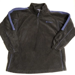 Vintage Champion Spellout Boys Kids Fleece Snow Pullover Sweatshirt Large 14/16 - Picture 1 of 5