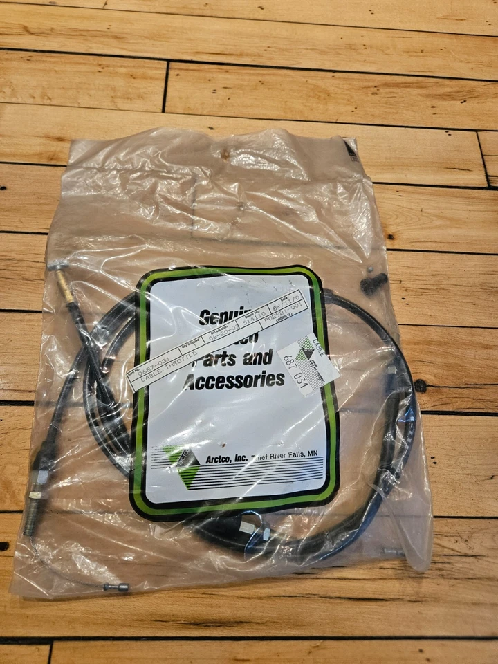 NOS Vintage Arctic Cat Throttle Cable 0687-031 1990 Prowler 1992 Jag Special - Image 1 of 1