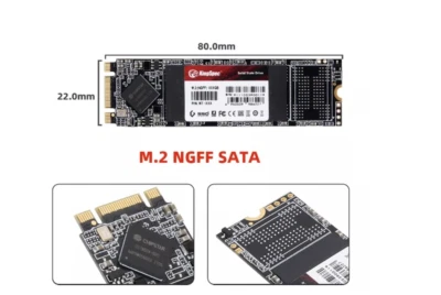 Kingspec M.2 SATA 2280 NGFF Built-In Solid-State Drive Sata III- M+B keys - Image 1 of 4