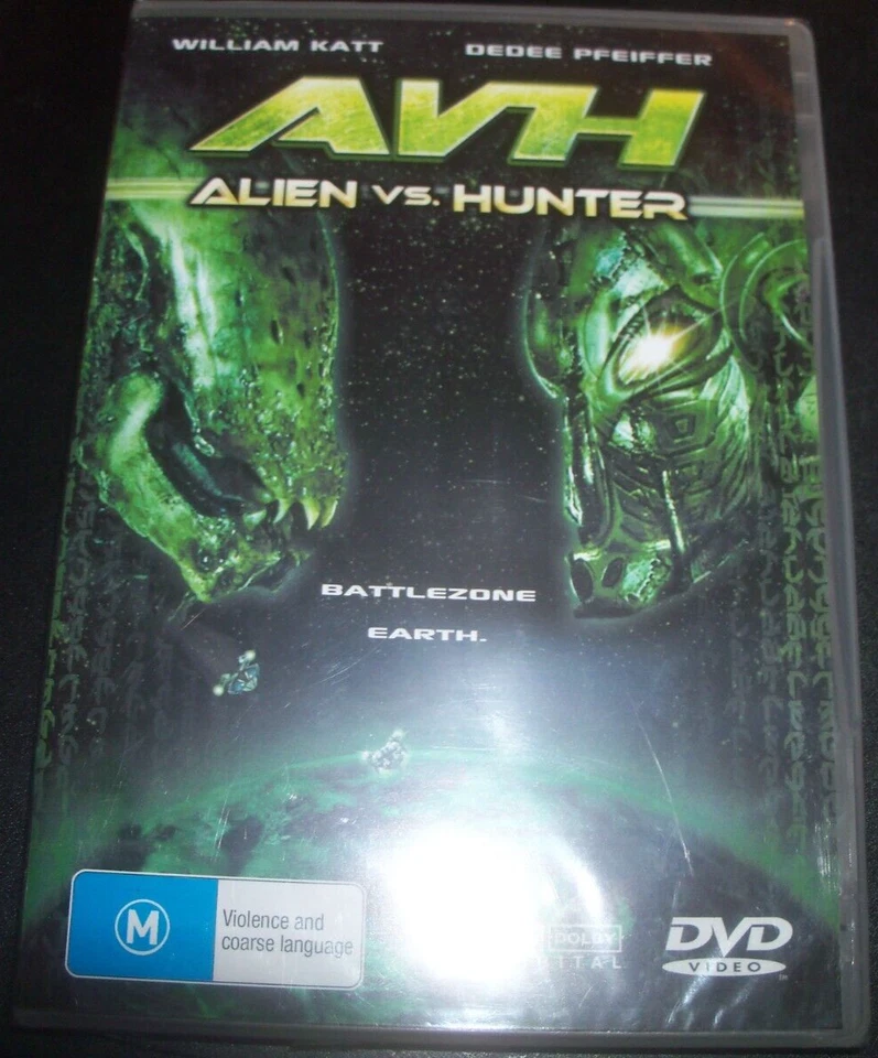AVH ALIEN VS HUNTER (William Katt Dedee Pfeiffer) (Australia All Region) DVD NEW - Image 1 of 1