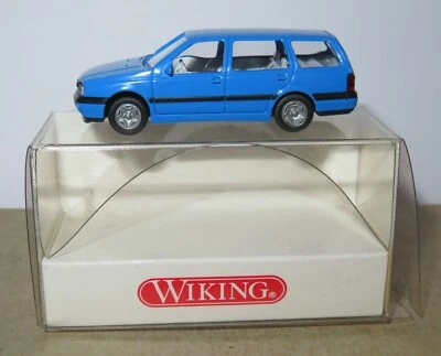 MICRO WIKING HO 1/87 VW VOLKSWAGEN GOLF IV VARIANT BLEU CLAIR IN BOX #0580123 - Photo 1/4
