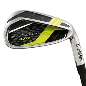 Tour Edge Bazooka 470 - game improvement irons - 6 thru SW senior flex graphite - Picture 1 of 4