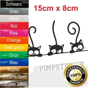 Auto Aufkleber Cats Katzen Pets Tiere Liebe Sticker Styling JDM NEU Custom - Bild 1 von 5