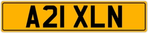 ALAN AL ALS ALEX ALEXANDER PRIVATE REGISTRATION CHERISHED NUMBER PLATE A21 XLN - Picture 1 of 4
