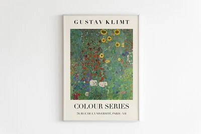 Gustav Klimt Colour Series Exhibition Print High Quality Print Mid Century - Image 1 of 2