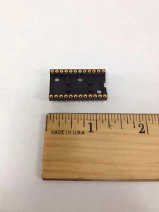 Augat 524-AG10D-ES IC Gold 24 pin macchina perno presa IC corpo largo - Foto 1 di 5
