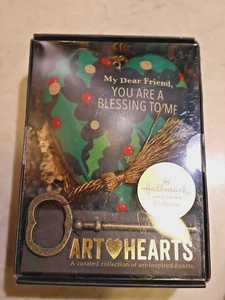 BRANDNEU Hallmark Kunst Herzen Gold Krone Mein lieber Freund Weihnachtsschmuck - Bild 1 von 3