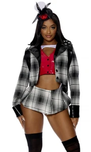 SALE Forplay Totally Buggin Plaid Schoolgirl  Clueless Movie Costume 552907 - Picture 1 of 7