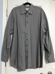 Cutter & Buck Grey Button Down Dress Shirt 100% Cotton Men’s XLT Tall - Picture 1 of 12