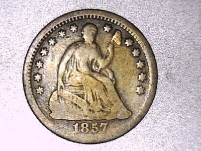 1857 Half Dime - Image 1 of 2