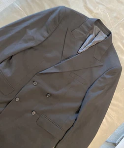 NWOT Eidos Napoli Isaia Italy Double Breasted Deven Slim 50R 40R Jacket $1595 - Picture 1 of 8