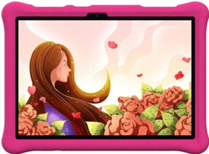 DGTEC 10.1" Kids Android 12 Tablet w/ Rugged Protect Case Wifi, Bluetooth (Pink) - Picture 1 of 5