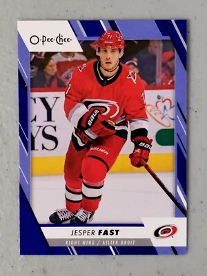 Jesper Fast 2023-24 O-Pee-Chee Blue Border Insert OPC #365 - Image 1 of 2