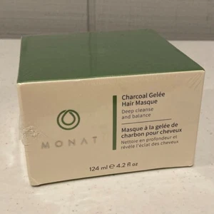 New! MONAT Charcoal Gelee HAIR MASQUE 4.2 fl oz. Mask Deep Cleanse & Balance - Picture 1 of 3
