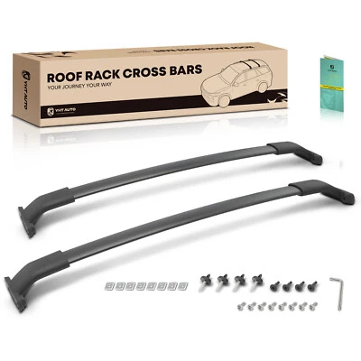 Barras transversales de techo de aleación de aluminio negro para Mazda CX-5 2013-2016 deportivo utilitario Foto 1 de 4