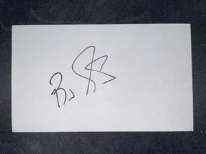 1995 WHITE SOX: Bill Simas, SIGNED 3x5 Card - Picture 1 of 1