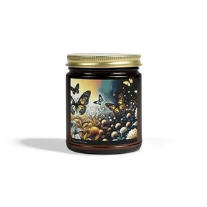 Decorative Candles, Hand-Poured Coconut Apricot Wax, Perfect Home Décor or Gift - Picture 1 of 25