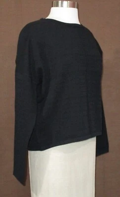 Suéter texturizado manga larga negro grande MPG para mujer nuevo sin etiquetas Foto 1 de 4