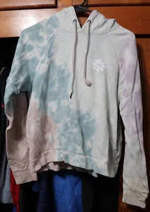 Volcom Tie-Dye Pullover Hoodie Cropped Girls Youth Medium YM (8) - Picture 1 of 4