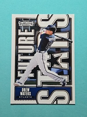 2020 Drew Waters ROOKIE RC Panini Contenders #FS-5 Future Stars Insert  - Image 1 of 2