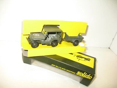 SOLIDO, 1X Jeep Willys Military American Army, Model 1980' D.Days - Image 1 of 4