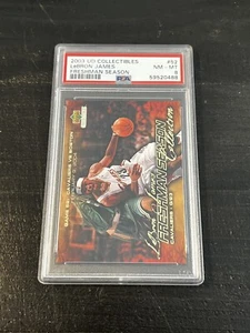 Lebron James Rookie Card 2003 UD Collectibles Freshman Season #52 PSA 8 - Picture 1 of 3