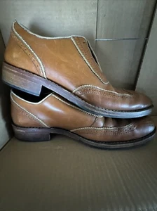 Scarpe Oxford da uomo taglia 9 D Wolverine Wickham 1000 miglia punta alare W06482 marrone - Foto 1 di 5