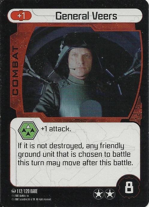 STAR WARS POCKETMODEL - (GA112) GENERAL VEERS (HOLO) - Image 1 of 1