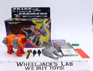 Tantrum METAL W/ Box Complete 1986 Hasbro G1 Transformers UNUSED STICKERS - Picture 1 of 12