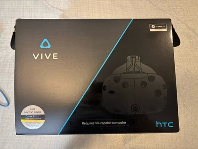 Sistema Completo HTC Vive con Controladores, Estaciones Base, Cables Completo Funciona Probado Foto 1 de 4