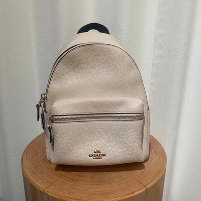Import duty included  Coach White Small Backpack  No Visible Damage - Image 1 of 4