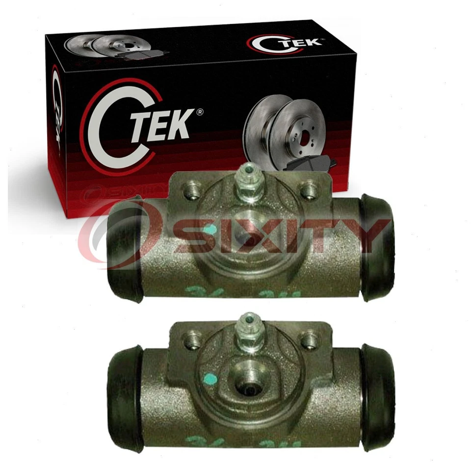 Cilindros de rueda de freno de tambor trasero centrados de 2 piezas para Plymouth Grand db 1997-2000 Foto 1 de 4