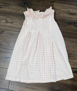 James & lottie- Sz: 8 Dress - Pink Gingham - Picture 1 of 2
