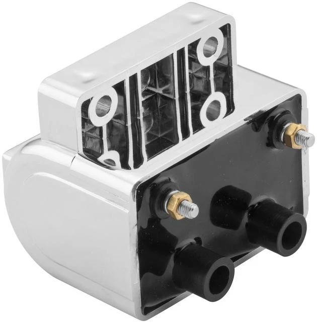 Twin Power 3 Ohm Ignition Coil Chrome #10-2033 Harley Davidson - Image 1 of 1