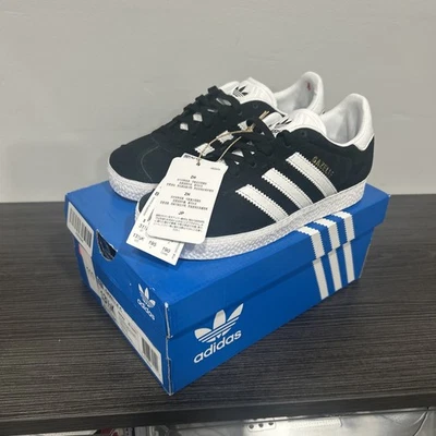 Adidas Gazelle Children Kids Youth School Shoe Black Sneakers Footwear Sz 13.5k - Image 1 of 4