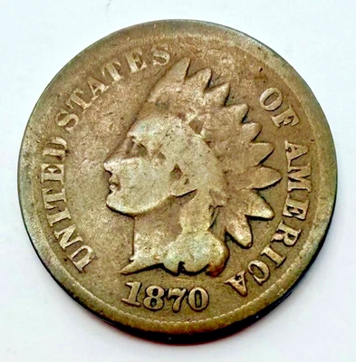 1870 Indian Head Cent 🔥Key Date🔥 - Image 1 of 2