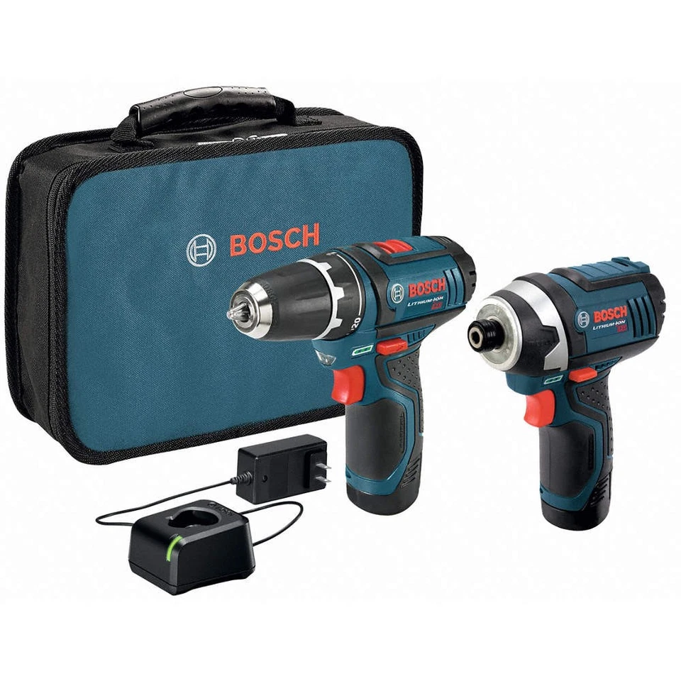 BOSCH CLPK22-120 Cordless Combo Kit,12.0 V,2 Tools,2 Batt 19TT04 - Image 1 of 1