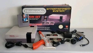 Nintendo NES Action Set Console *BOXED/COMPLETE + Super Mario/Duck Hunt - PAL* - Picture 1 of 16