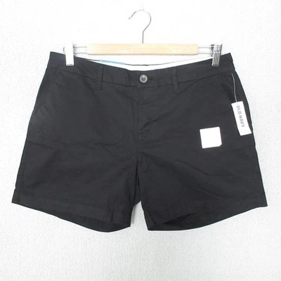 Old Navy Women's Black Shorts Size 4 Cotton Spandex 5" Length - Image 1 of 4