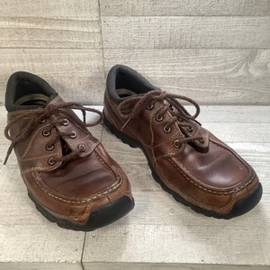 Timberland 88098 Brown Leather Hiking Shoes Mens Size 9 M - Picture 1 of 10