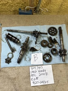 1982 Honda ATC 200 E transmission gears guts 301 - Picture 1 of 9