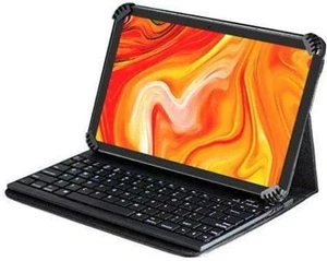 Navitech Folio Case With Bluetooth Keyboard For Eksvefot Tablet 10 inch Tablet - Picture 1 of 1