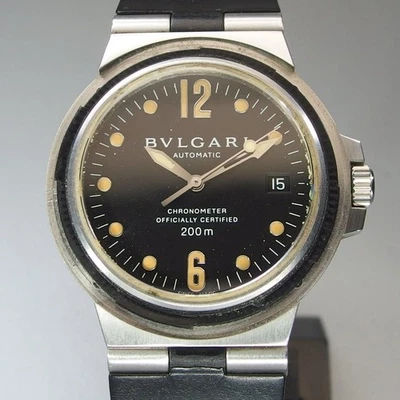 Bvlgari / Bulgari SD38S Diagono Scuba Swiss Automatic Men's Watch missing bezel - Image 1 of 4