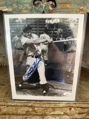 Ralph Kiner Signed 8x10 Photo Pittsburgh Pirates HOF JSA COA - Image 1 of 2