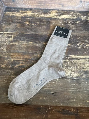 Calcetines Falke Airport - Para hombres Elegantes atemporales 6 1/2-7 1/2 Algodón Lana Nuez moscada Foto 1 de 4