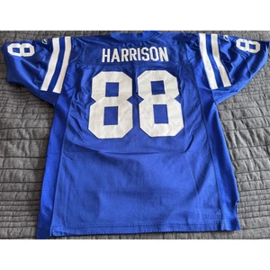 Vintage Marvin Harrison NFL Indianapolis Colts Authentic Reebok Home Jersey 48 - Picture 1 of 15