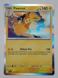 Pawmot 034/094 Holo Rare ME02: Phantasmal Flames NM English Pokemon - Picture 1 of 2