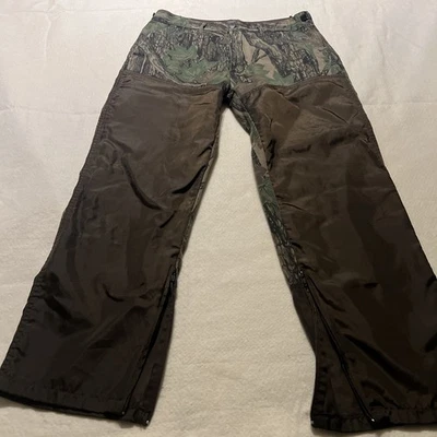 Vintage Winchester Trebark Sz Large  Mens Brush Guard Camouflage Pants Hunting  - Image 1 of 4
