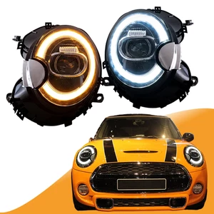 For 2007-2013 Mini Cooper R55 R56 R57 R58 R59 LED Headlights with Startup DRL - Picture 1 of 17